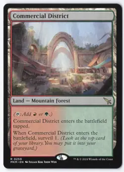 MTG Commercial District Near Mint MKM Rare #259 - Image 1