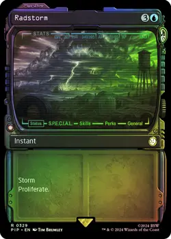MTG FOIL Radstorm Showcase - Fallout Commander #329 - Image 1