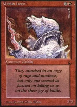 4x Goblin Hero NM-Mint, English The Dark MTG Magic - Image 1