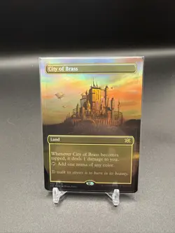 City of Brass (Borderless) Double Masters 2022 Foil - Image 1
