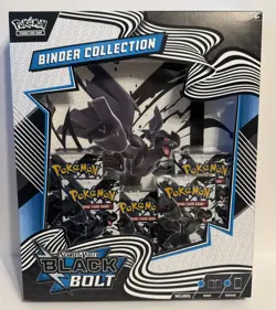 Pokemon TCG Scarlet and Violet Black Bolt Binder Collection - Image 1