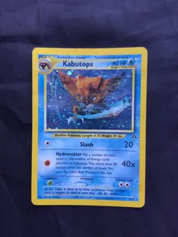 Pokemon Cards: Neo Discovery Rare Holo: Kabutops 9/75 - Image 1