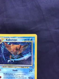 Pokemon Cards: Neo Discovery Rare Holo: Kabutops 9/75 - Image 4