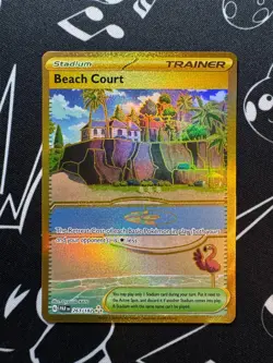 Beach Court 263/182 Pokemon TCG S&V Paradox Rift Hyper Rare Trainer English - Image 1