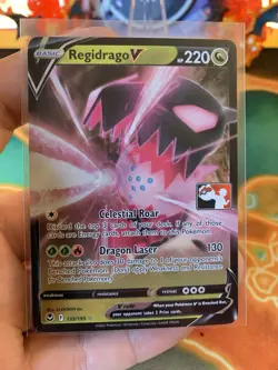 2023 Play! Pokemon Prize Pack Series 3 Regidrago V 135 - NM - Image 2