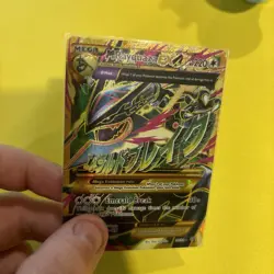 Pokemon M Rayquaza EX Shiny Full Art XY Ancient Origins 98/98 Played Condition - Image 4