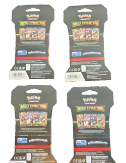 Pokemon Mega Evolution Sleeved Booster ART lot Bundle SEALED English 4x! - Image 2