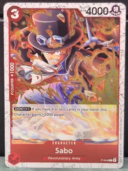 Sabo PRB-02 P-044 Promo Pirate Foil The Best Vol 2 One Piece Near Mint Card NM - Image 1
