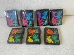 Lot Of 7 - Pokemon Sealed Evolving Skies ETB Eeveelution Card Sleeves 65ct - Image 1