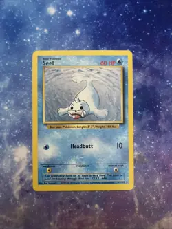 Pokemon TCG Seel Base Set Unlimited Uncommon Card 41/102 Vintage WOTC LP - Image 1