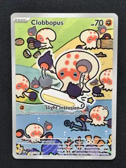 Clobbopus Illustration Rare NEAR MINT Surging Sparks Pokemon Card 207/191 - Image 1