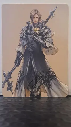 MTG Final Fantasy - Dion, Bahamut's Dominant #42 "Signed" (Art Series) - Image 2