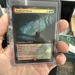 MTG FOIL Doors of Durin Extended Art Surge Foil - The Lord of the Rings #779 - Image 1
