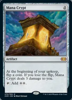 MTG English Mana Crypt NM Normal Double Masters - Image 1