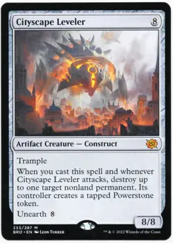 MTG Cityscape Leveler The Brothers' War #233 Regular NM/M - Image 1