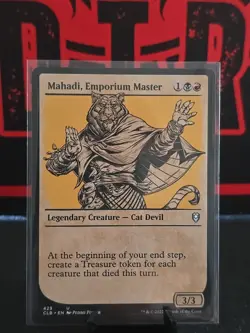 Mahadi, Emporium Master (Showcase) Commander Legends: MTG CLB NM Unplayed U 429 - Image 1