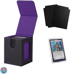 MTG Deck Box With Slot For Commander Display, Patented Design, Fits 100+ Doub... - Image 1
