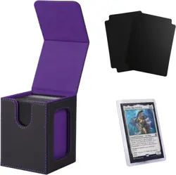 MTG Deck Box With Slot For Commander Display, Patented Design, Fits 100+ Doub... - Image 2