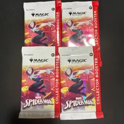 MTG Spiderman Collector Booster English 4 Pack - Image 1