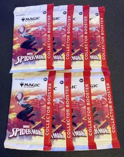 MTG English version Spider-Man Collector Booster 8 pack set - Image 1