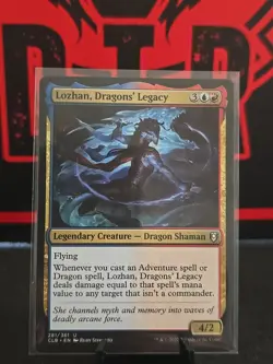 1x Lozhan, Dragons' Legacy CLB Battle for Baldur's Gate MTG NM 281/361 NM - Image 1