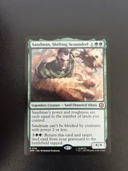 Sandman Shifting Scoundrel - Mtg: Marvel's Spider-Man Regular Rare 112 - Image 1