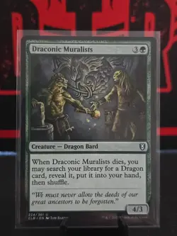 1x Draconic Muralists CLB Battle for Baldur's Gate MTG Magic the Gathering NM - Image 1