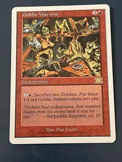 Goblin Warrens Classic MTG Core Set 6th Edition Regular - Image 1