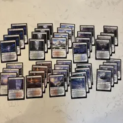 Magic the Gathering MTG Dual Snow-covered Lands Lot 40 Total - Image 1