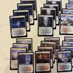 Magic the Gathering MTG Dual Snow-covered Lands Lot 40 Total - Image 2
