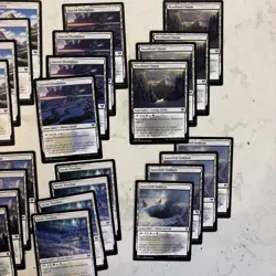 Magic the Gathering MTG Dual Snow-covered Lands Lot 40 Total - Image 4