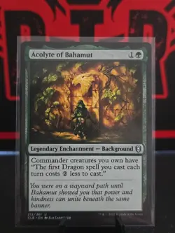 1x Acolyte of Bahamut CLB Battle for Baldur's Gate MTG Magic the Gathering NM - Image 1