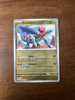 Druddigon Master Ball Reverse Holo 071/086 SV11W White Flare Pokemon TCG - Image 1