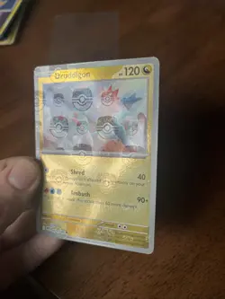 Druddigon Master Ball Reverse Holo 071/086 SV11W White Flare Pokemon TCG - Image 2