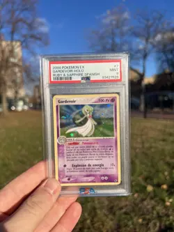 2004 POKEMON SPANISH EX RUBY & SAPPHIRE #7 GARDEVOIR-HOLO PSA 9 - Image 1