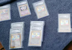 2000 POKEMON BLACK STAR PROMO HOLO POKEMON LEAGUE #9 MEW CGC 9 MINT - Image 3