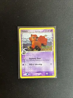 Pokemon Vulpix 70/101 HOLO Delta Species EX STAMPED Dragon Frontiers - Image 1