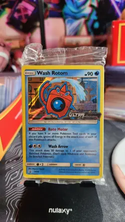 Pokemon SEALED Wash Rotom SM94 SM Ultra Prism Prerelease Promo Pack!! - Image 1