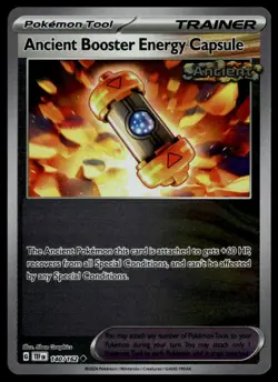 Pokemon Temporal Forces #140/162 Ancient Booster Energy Capsule Holo - Image 1