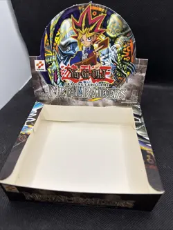 YUGIOH 2002 METAL RAIDERS - USED EMPTY BOOSTER BOX - Image 1