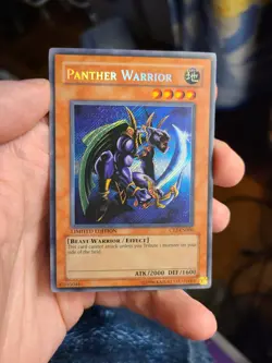 Yugioh Panther Warrior CT2-EN006 Limited Secret Rare - Image 1