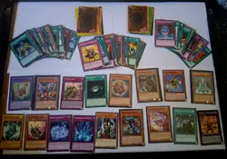 Yu-Gi-Oh Card Collection Lot Of 100 Rare Uncommon Common Konami Yugioh - Image 1