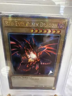 YuGiOh Red-Eyes Black Dragon LC01-EN006 Ultra Rare Limited Edition PSA 9 - Image 2