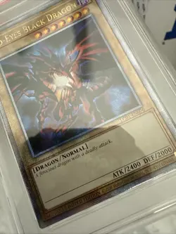YuGiOh Red-Eyes Black Dragon LC01-EN006 Ultra Rare Limited Edition PSA 9 - Image 4