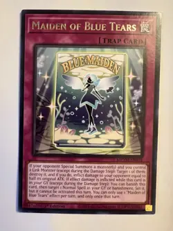 Maiden of Blue Tears MZTM-EN031 Yugioh! Maze of the Master 1st Edition Rare NM - Image 1