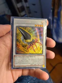 Yugioh Armory Arm HAC1-EN176 Limited Secret Rare - Image 1