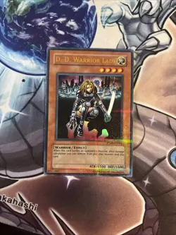 (49) YuGiOh D.D. Warrior Lady HL06-EN003 Hobby League Ultra Parallel LP - Image 1
