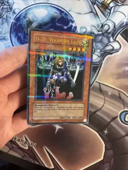 (49) YuGiOh D.D. Warrior Lady HL06-EN003 Hobby League Ultra Parallel LP - Image 3