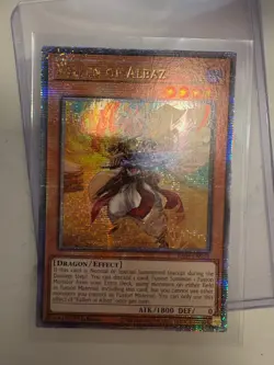 RA04-EN034 Fallen of Albaz Alt Art Quarter Century Secret Rare YuGiOh - Image 3