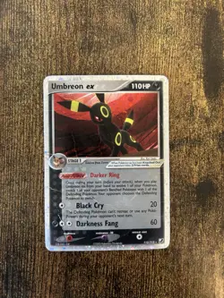 Umbreon ex 112/115 Damaged - Unseen Forces Vintage Pokemon Card - Image 1